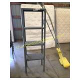 Metal rack/shelf, kids swing