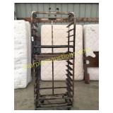 Bakers rack, sheet pans