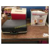 Rival yogurt/ice cream maker, cooler, typewriter