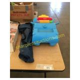 Fisher Price rider, bag chair