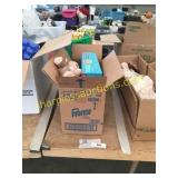 Xmas lights, tools, misc