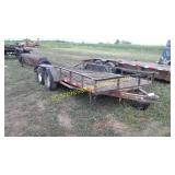 6 ft x 16 ft Car Trailer - NO TITLE