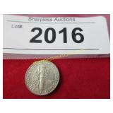 Unciculated 1940 D mercury dime.