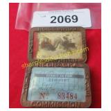 Vintage Nebraska fish game commission metal