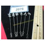 Collection of silver Oriental medallions