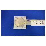 1890 Morgan silver dollar