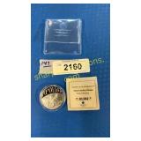 Moon-landing mission medallion