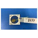 1865 3 cent nickel XXF