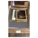 Mirror, pictures w/ frames