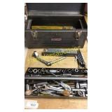 Craftsman toolbox w/ socket set and tools