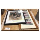 Wooden bridge picture, navy portrait