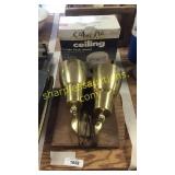 Catalina 3 light flush mount, 2 light wall light