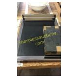 Menu board with letters