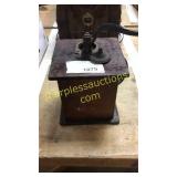Antique coffee grinder