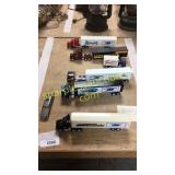 ERTL semi trucks, majorette limousine 1/58