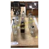 Chemical vintage bottles