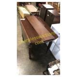 Table with leafs and wheels