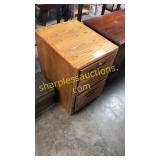 Wooden file cabinet