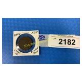 1842 large cent braided hair  XXF