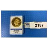 1849 liberty head double eagle replica