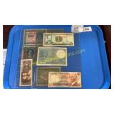 Foreign paper currency