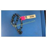 Sterling and lapis necklace