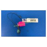 .925 necklace with turquoise pendant