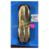 Vintage sterling knife/fork serving set