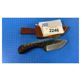 Hunting knife with sheath