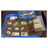 Vintage cards, Anastasia train, misc vintage items