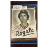 John Walthan KC Royals signed picture