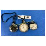 3 pocket watches