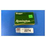 Remington slugger 4/5 ounce hollow pt rifle slug