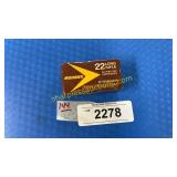 Mohawk 22 Long rifle cartridges