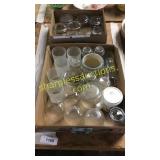 Glasses, candle holders