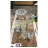 Glassware & cake plate