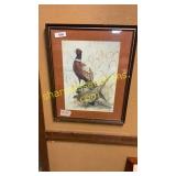 J.F. Landenberger signed print "Pheasants"