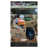 Boxes of household , helmet size large