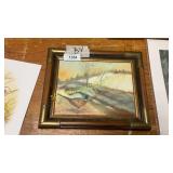 Framed pheasant print