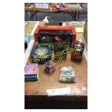 Card games, rev w/ horses playset, puzzles