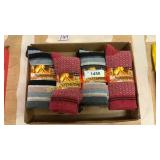 4 packs of 4 Hue wool crew socks