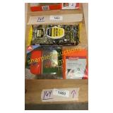 Flask w/funnel, poncho, hunting unscented wipes