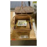 Longaberger basket, picnic basket
