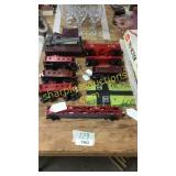 Lionel lines train cars, station