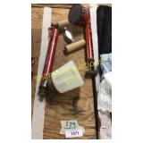 Continuous spray guns