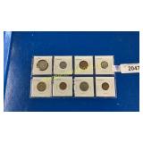 8 Foreign coins