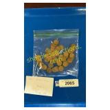 50 1930-1939 Lincoln pennies