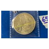 1921 Morgan dollar coin - unc