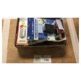 Battery float charger,lubricator, road flare