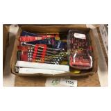 Wrench set, drill bits